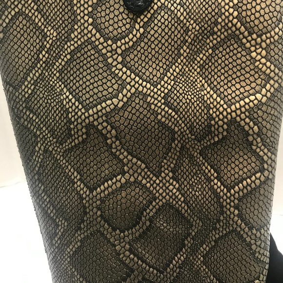 LDP Snake Print Leather Riding Boot - Picture 7 of 9